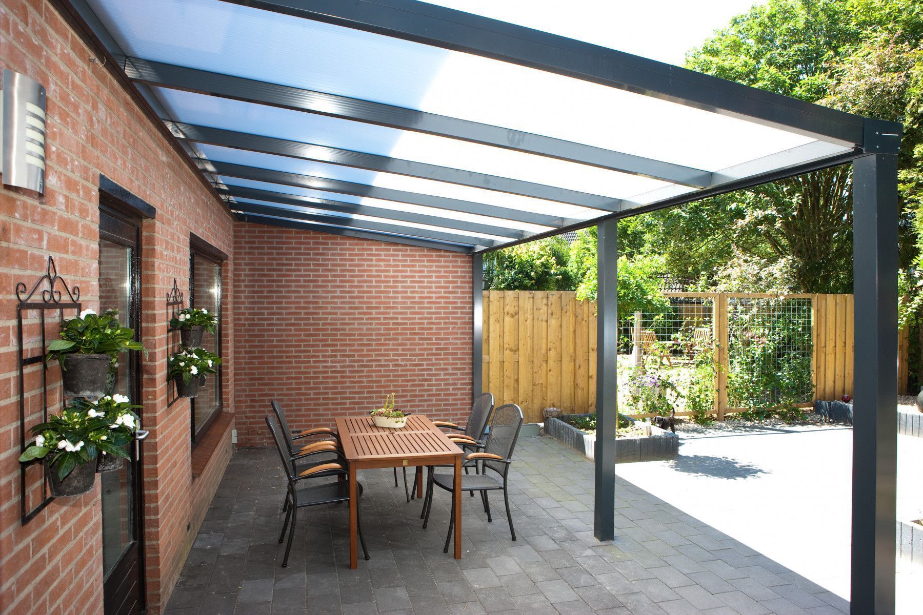 overkapping voor u terras in antwerpen