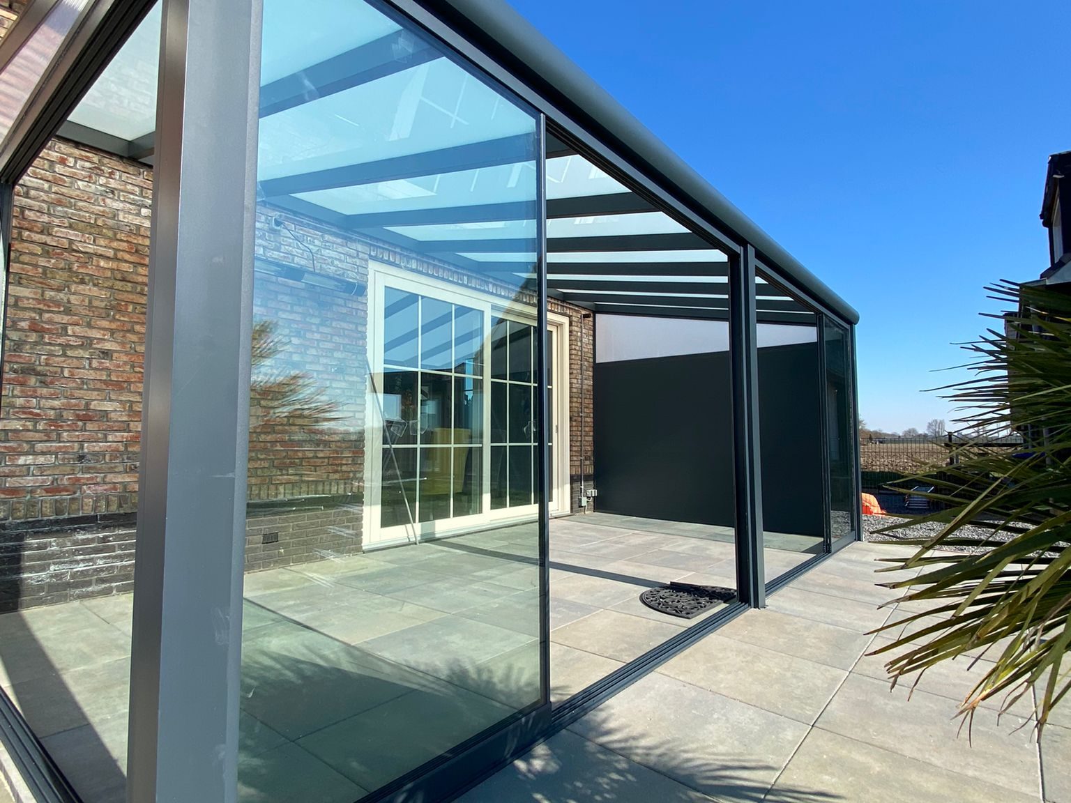veranda met schuifpui in tilburg